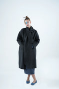 Load image into Gallery viewer, The Emperor and The Assassin - Wool Blend Coat With Scarf
