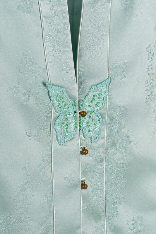 Gossamer Butterfly Dreams - Satin Gilet