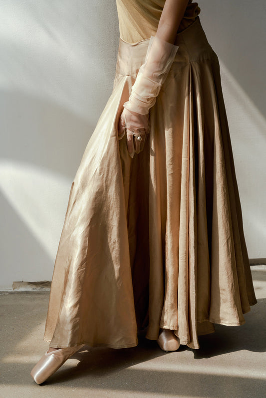 Enlightenment - Pleated Maxi Skirt