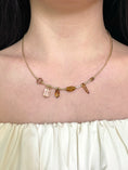 Load image into Gallery viewer, Honey Glow Multi-Charms Necklace
