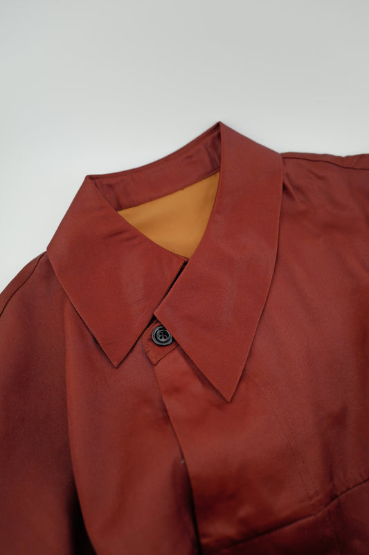 Drunken Master - Gambiered Guangdong Silk Shirt