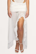 Load image into Gallery viewer, White Lace Petal Skirt
