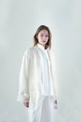 Load image into Gallery viewer, Happiness On The Branches - Wool Silk Blend Embroidered Cardigan
