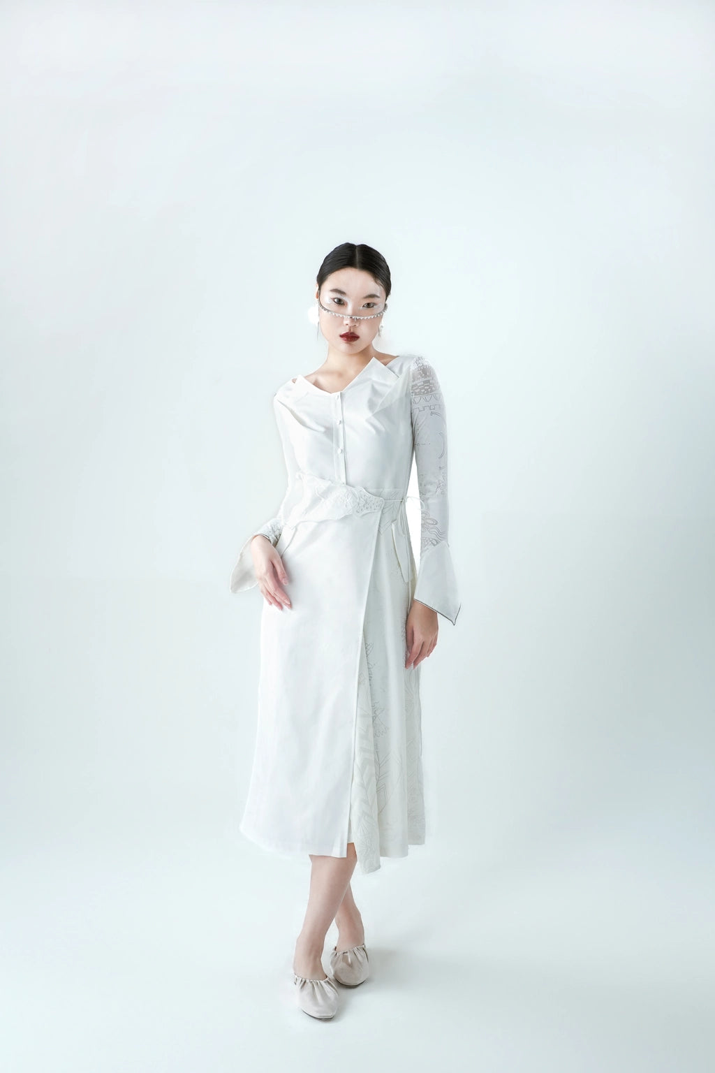 Illusion of Kaiyan - Cotton Blend Dress