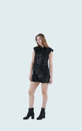 Load image into Gallery viewer, Requiem for A Dream  - Short Black Dress With Studded
