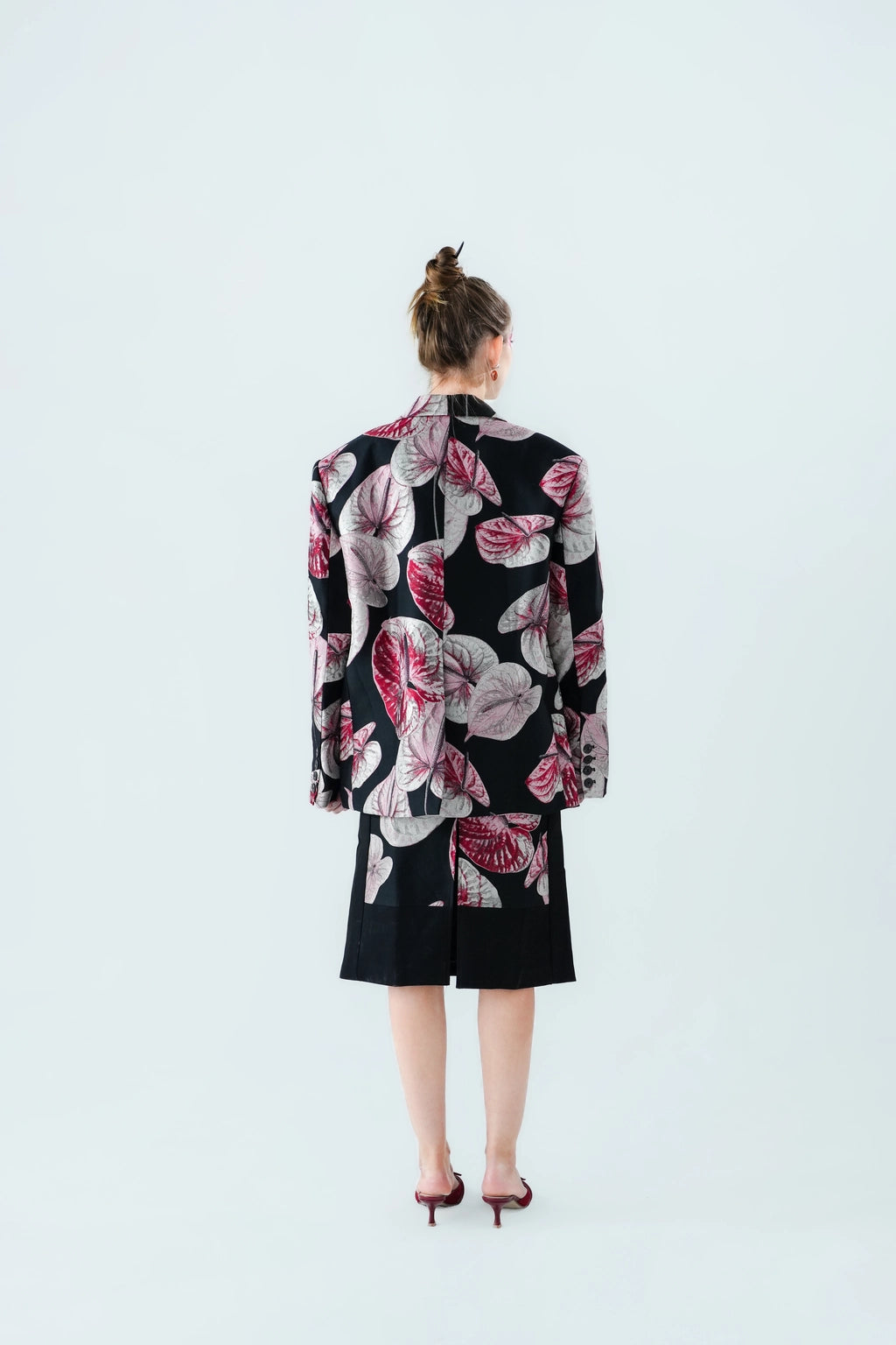 Happy As Lazzaro  - Flamingo Lily Blazer