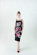 Load image into Gallery viewer, Happy As Lazzaro - Flamingo Lily Straps Dress
