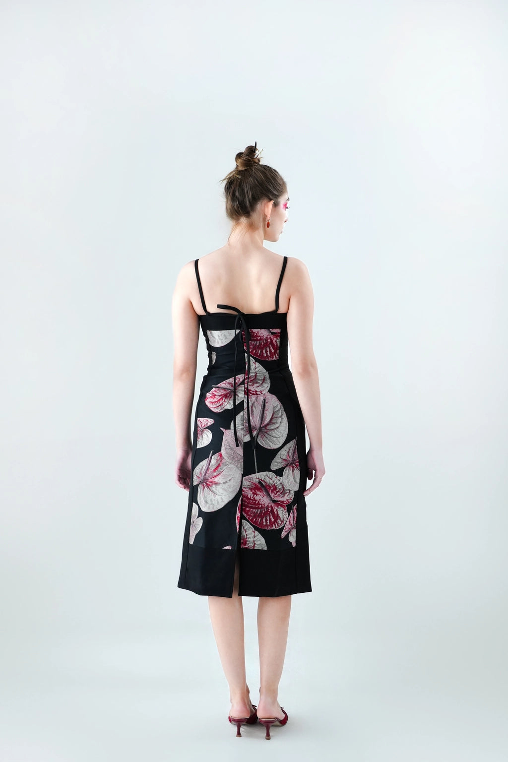 Happy As Lazzaro - Flamingo Lily Straps Dress