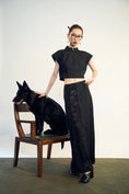 Load image into Gallery viewer, Florid - A Line Skirt Black
