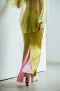 Load image into Gallery viewer, Silk blend Slit - Mermaid Skirt
