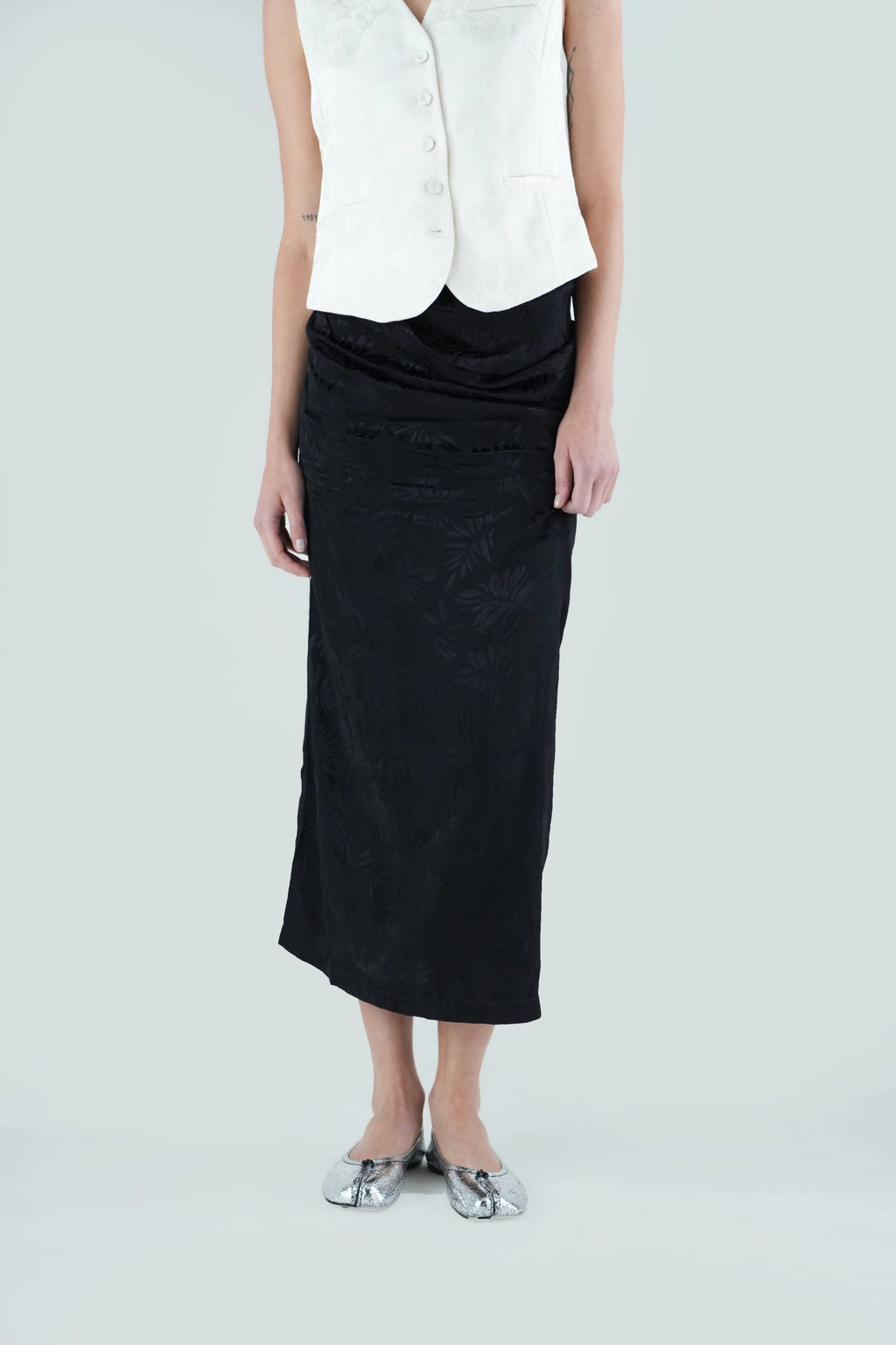 Baihiyyah Structured - Satin Skirt