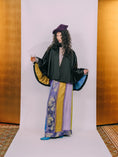 Load image into Gallery viewer, Reinvention - Patchwork Reversible Satin Cape
