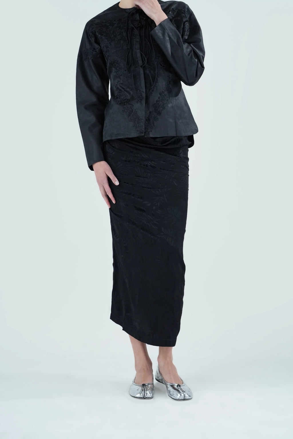 Baihiyyah Structured - Satin Skirt