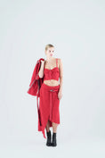 Load image into Gallery viewer, A Series of Mulan's Secret Eternal Flame Ensemble - Red Woven Three Piece Set
