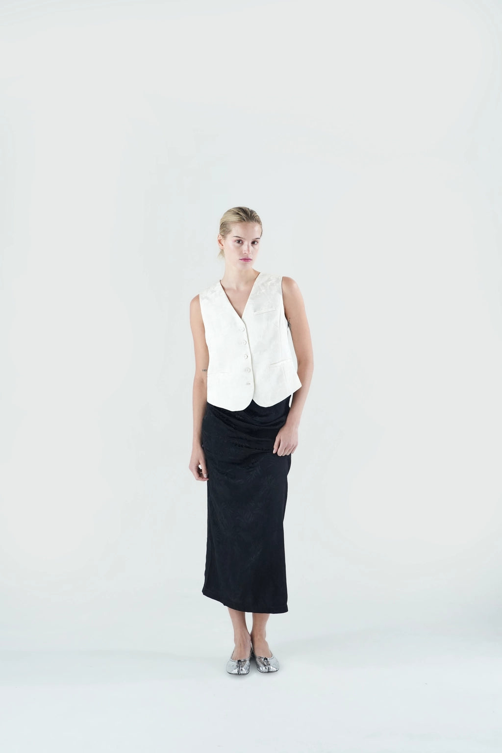 Baihiyyah Structured - Satin Skirt