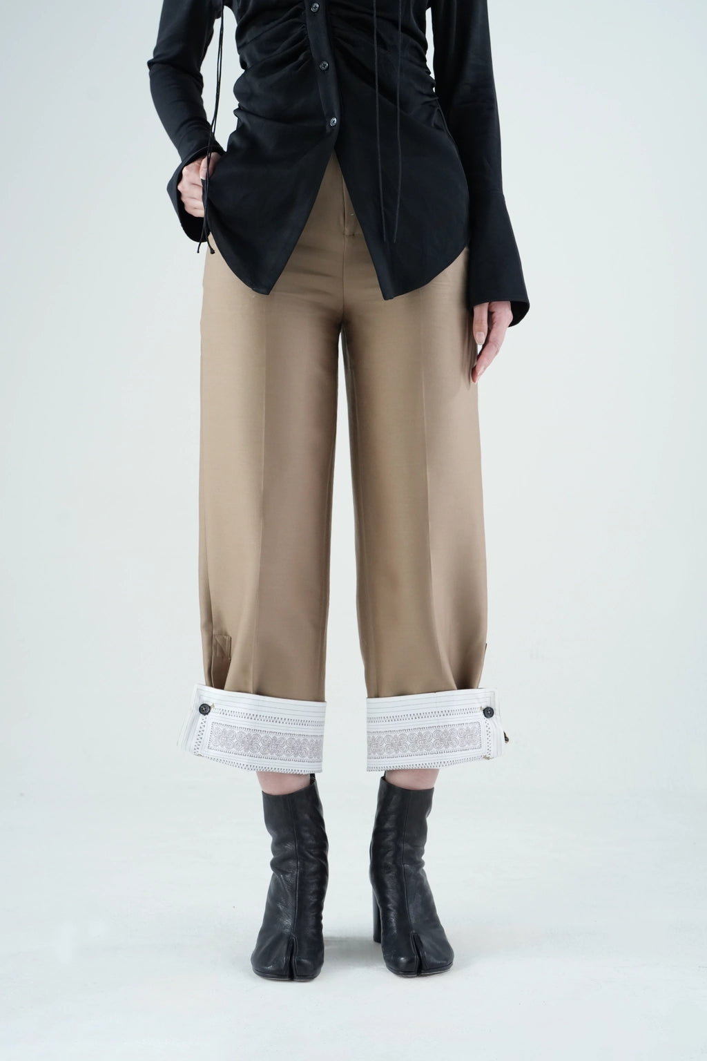 Folded Hem Trouser - Aureate Trousers