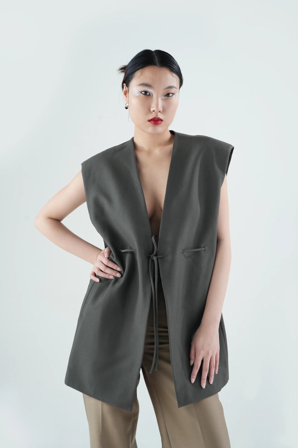 Metropolitan Slate - Tunic Vest