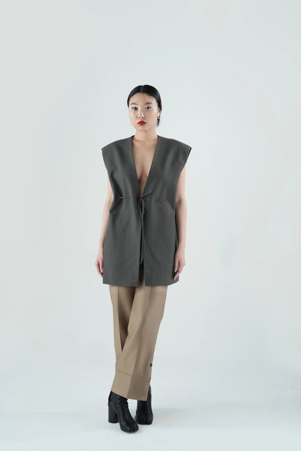 Metropolitan Slate - Tunic Vest