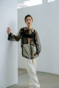 Load image into Gallery viewer, Eighteen Springs - Tulle Ru Blouse
