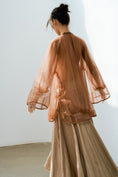 Load image into Gallery viewer, End of A Show - Three layer Tulle Ru Blouse
