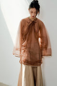 Load image into Gallery viewer, End of A Show - Three layer Tulle Ru Blouse
