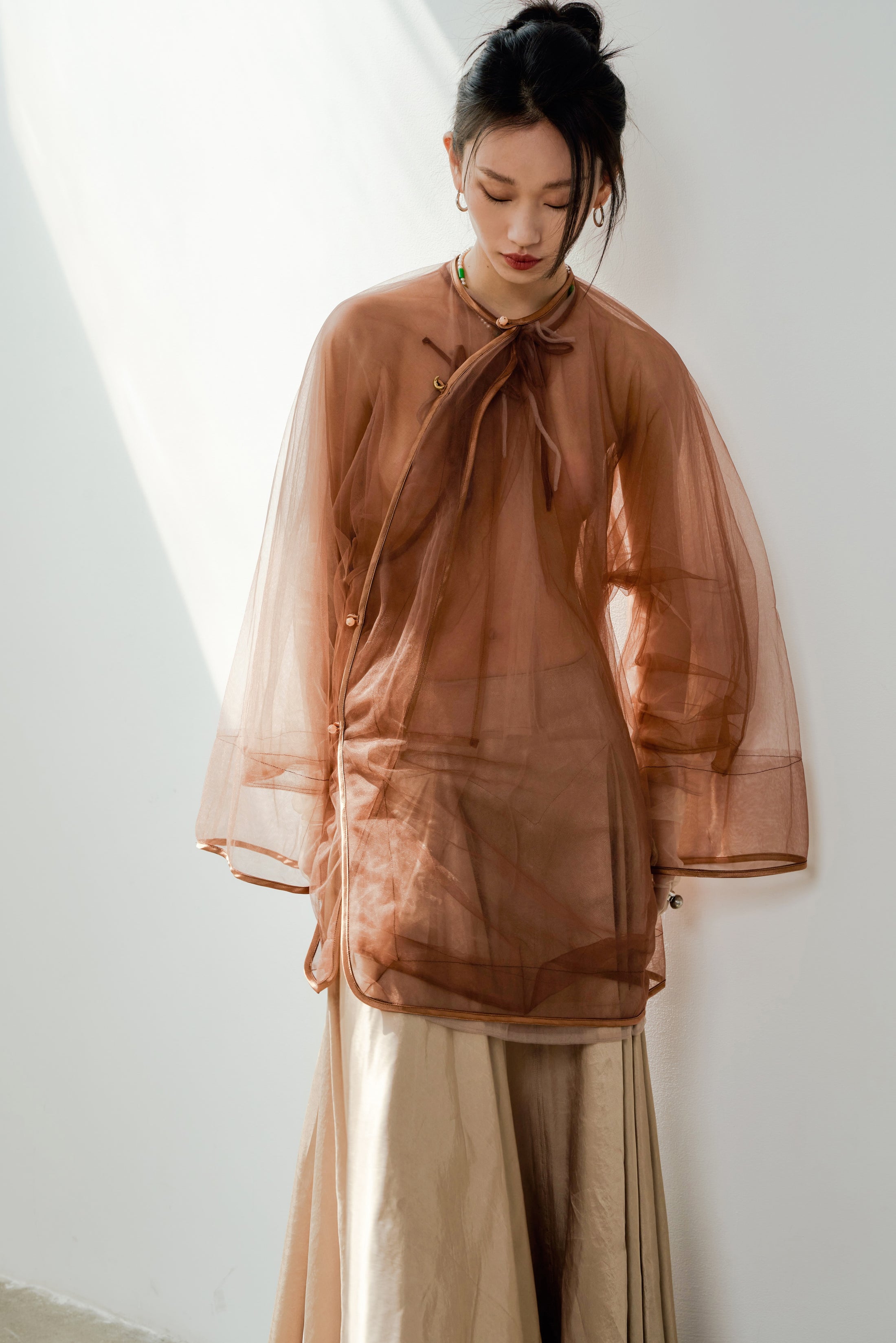 End of A Show - Three layer Tulle Ru Blouse