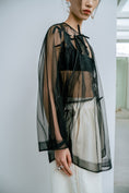 Load image into Gallery viewer, Eighteen Springs - Tulle Ru Blouse
