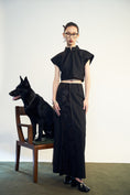 Load image into Gallery viewer, Florid - A Line Skirt Black
