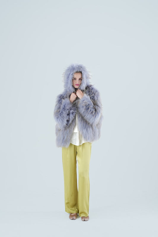 Flame-Tongue Sonnets - Fur Knitted Coat